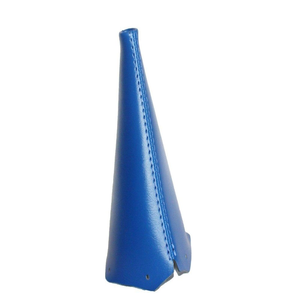 Fits 2002-2006 Mini Cooper Real Blue Leather Manual Shift Boot (Skin Only)