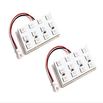 Diode Dynamics Map Light LEDs compatible with Chevrolet Corvette 1997-1999 (pair), 39mm Festoon SMD12 Red