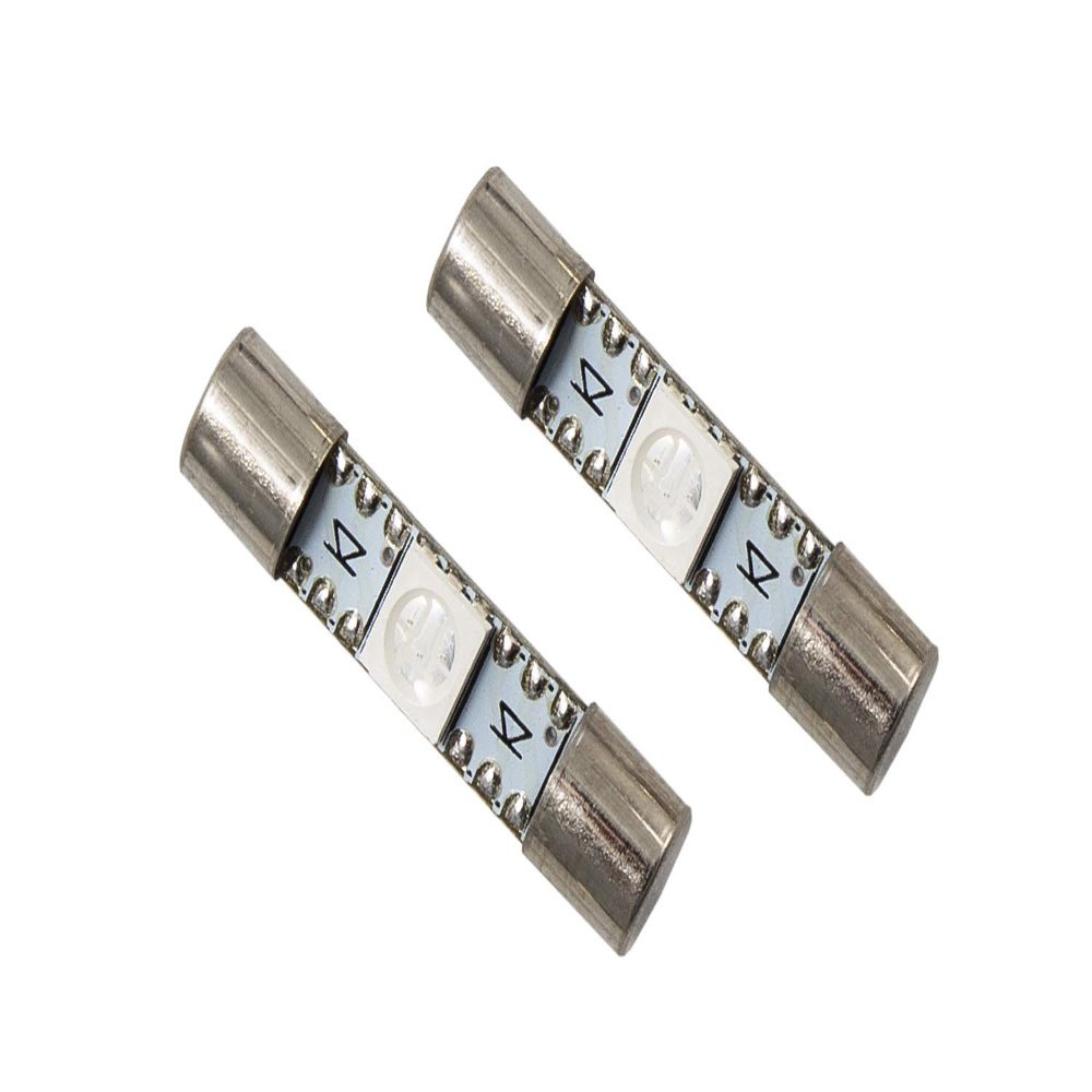 Diode Dynamics Vanity Light LEDs compatible with Infiniti G35 Sedan 2007-2008 (pair), 28mm Fuse SMF1 Blue