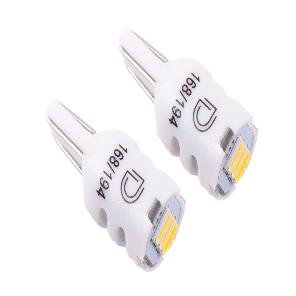 Diode Dynamics License Plate LEDs compatible with Ford F-150 2018-2024 (pair), 194 HP3 Warm White (3000K)