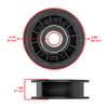 Caltric Idler Pulley Transmission Belt Compatible with John Deere S100 S110 S120 S130 S140 S160 view 3