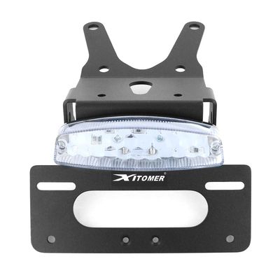 Xitomer Aftermarket Fender Eliminator Fit For CRF250L /M 2013 2014 2015 2016 Tail Tidy,Compatible with Aftermarket Blinkers, with LED Tail light/License Plate Light(Clear)