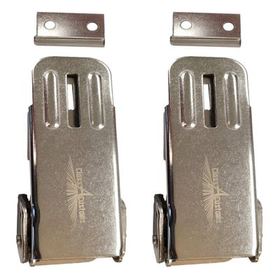 Class A Customs | Four (4) Pack of Stainless Steel Non-Locking Fold Down Camper Latch and Catch | with Screws