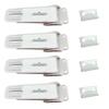 classAcustoms | Four (4) Pack of White Non-Locking Fold Down Camper Latch and Catch | with Screws view 1