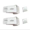Class A Customs | Two (2) Pack of White Non-Locking Fold Down Camper Latch and Catch | with Screws view 1