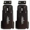 Class A Customs | Two (2) Pack of Black Non-Locking Fold Down Camper Latch and Catch | with Black Screws view 1