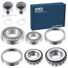 XiKe L68149 L6811 L44649 L44610 Trailer Bearings Wheel Hub Kit, 2 Sets view 1