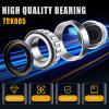 XiKe L68149 L6811 L44649 L44610 Trailer Bearings Wheel Hub Kit, 2 Sets view 2
