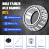 XiKe L68149 L6811 L44649 L44610 Trailer Bearings Wheel Hub Kit, 2 Sets view 4