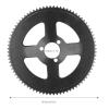 Electric Scooter Sprocket 25H Three Holes 80T Crankset Gear Plate Steel Crankset Inner Diameter 29mm Sprocket for Electric Scooter Black view 2