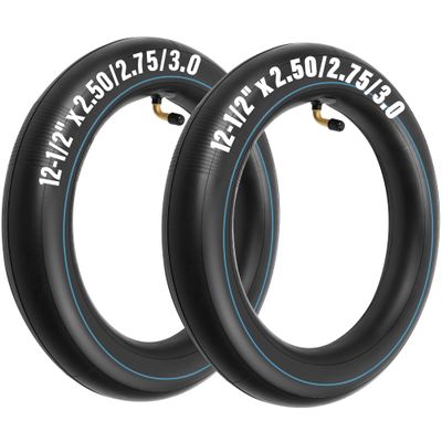 LotFancy 12 1/2 x 2 3/4 (12.5x2.75) Dirt Bike Inner Tube for Razor Dirt Rocket MX350 MX400, X-Treme X-560, eZip E-500 E-750 E-900 E-1000, with TR87 Angled Valve, Pack of 2