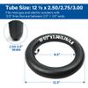 LotFancy 12 1/2 x 2 3/4 (12.5x2.75) Dirt Bike Inner Tube for Razor Dirt Rocket MX350 MX400, X-Treme X-560, eZip E-500 E-750 E-900 E-1000, with TR87 Angled Valve, Pack of 2 view 2