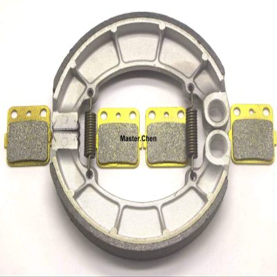 Master Chen Front Brake Pads Rear Brakes Shoes for Honda TRX500 FE FM FPE FPM Fourtrax Foreman 500 2012-2013 FA084 H343 MC0211