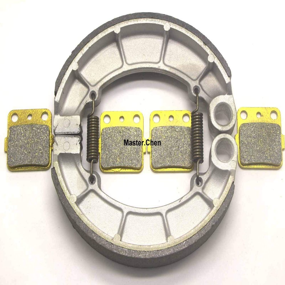 Master Chen Front Brake Pads Rear Brakes Shoes for Honda TRX500 FE FM FPE FPM Fourtrax Foreman 500 2012-2013 FA084 H343 MC0211