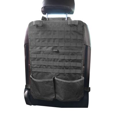 Molle Seat Back Organizer Molle Panel with Truck Gun Rack Tactical Seat Covers for Car Seat Protector Universal Fit SUV Truck Pickup F150 F250
