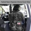 Molle Seat Back Organizer Molle Panel with Truck Gun Rack Tactical Seat Covers for Car Seat Protector Universal Fit SUV Truck Pickup F150 F250 view 2