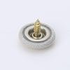 Alvivi 30Pcs Car Roof Headliner Repair Button Auto Roof Snaps Rivets Retainer for Car Roof Flannelette Fixed Fit All Cars Gray Type A view 2