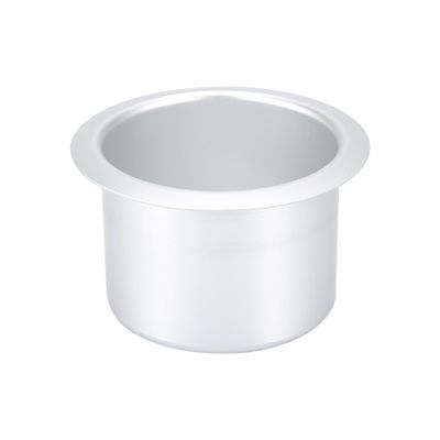 X AUTOHAUX Aluminum Alloy Bottle Cup Drink Holder Insert Matte Silver Tone for Marine Boats RVs