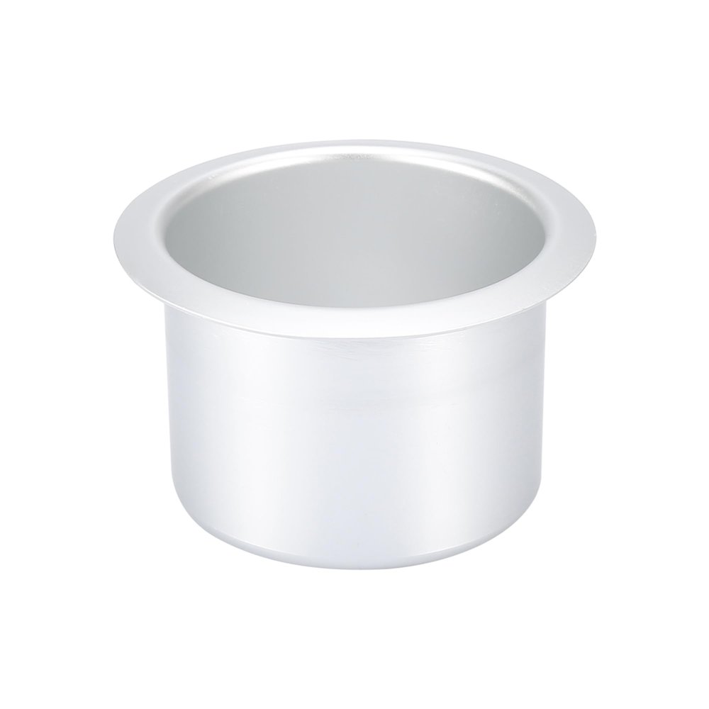 X AUTOHAUX Aluminum Alloy Bottle Cup Drink Holder Insert Matte Silver Tone for Marine Boats RVs