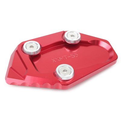 GZYF Motorcycle Side Stand Kickstand Extension Plate Pad for Yamaha YZF-R3 2013-2016, YZF-R25 2013-2015, MT-03 2015-2016, Red
