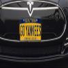 GO Yankees Metal Key Chain and Vanity License Plate Combination view 4