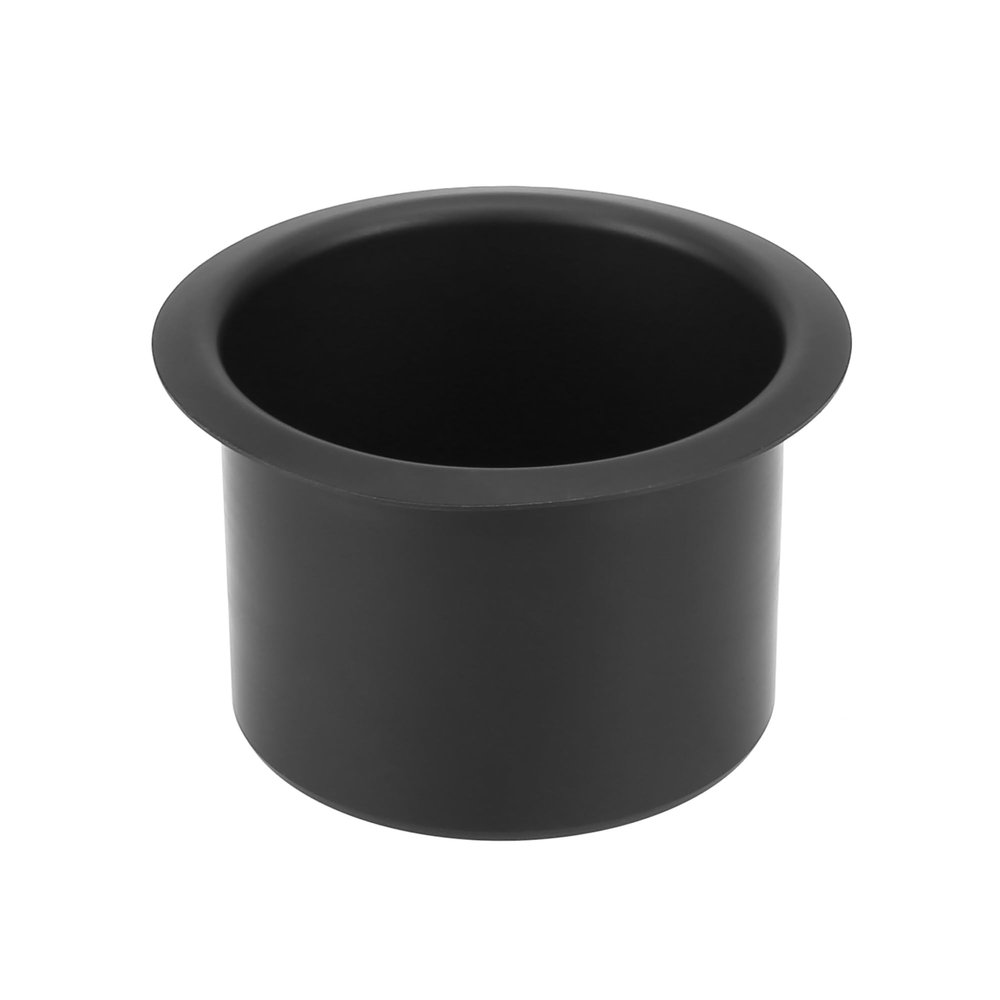X AUTOHAUX Aluminum Alloy Bottle Cup Drink Holder Insert Replacement Black for Marine Boats RVs