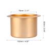 X AUTOHAUX Aluminum Alloy Bottle Cup Drink Holder Replacement Gold Tone for Marine Boats RVs view 4