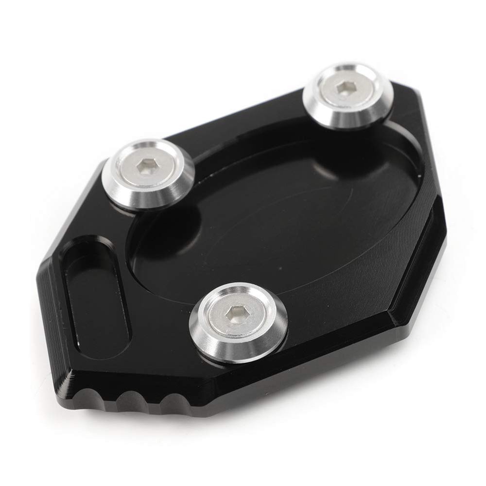 GZYF Motorcycle Kickstand Side Stand Extension Plate for Kawasaki Z250 / ZX250 / Ninja 250 2013-2016, Ninja 300R / EX300 2013-2016, Black