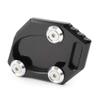GZYF Motorcycle Kickstand Side Stand Extension Plate for Kawasaki Z250 / ZX250 / Ninja 250 2013-2016, Ninja 300R / EX300 2013-2016, Black view 2