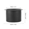 X AUTOHAUX 2pcs Aluminum Alloy Bottle Cup Drink Holder Insert Replacement Black for Marine Boats RVs view 4