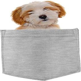 Tibetain Terrier Dog-in-Pocket Magnetic Sticker 4x7 inch Waterproof Car Bumper & Refrigerator Decor, Ideal for Office, Kitchen, Locker & More for Dog Lovers
