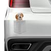 Tibetain Terrier Dog-in-Pocket Magnetic Sticker 4x7 inch Waterproof Car Bumper & Refrigerator Decor, Ideal for Office, Kitchen, Locker & More for Dog Lovers view 3