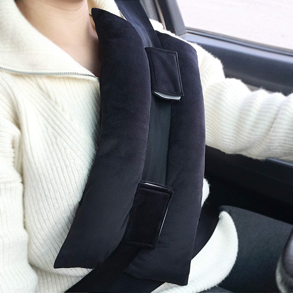 BNRendles Mastectomy Seat Belt Pillows for Pacemaker Recovery, Post Surgery Port Cushions Heart Surgery Pads Bypass Breast Cancer Protectors Gift Accessories Women Men