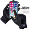 MGGMOKAY Mens Unlined Leather Driving Gloves,BlackBule,Large view 2