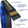 Goodyear Belts S040364 Stretch Serpentine Belt - 4-Rib - 36.4" for Ford Mustang (2011-14) view 4