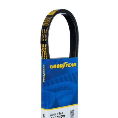 Goodyear Belts 1060380 Serpentine Belt, 6-Rib, 38" Length for 1984-2024 for 1984-1986 Ford