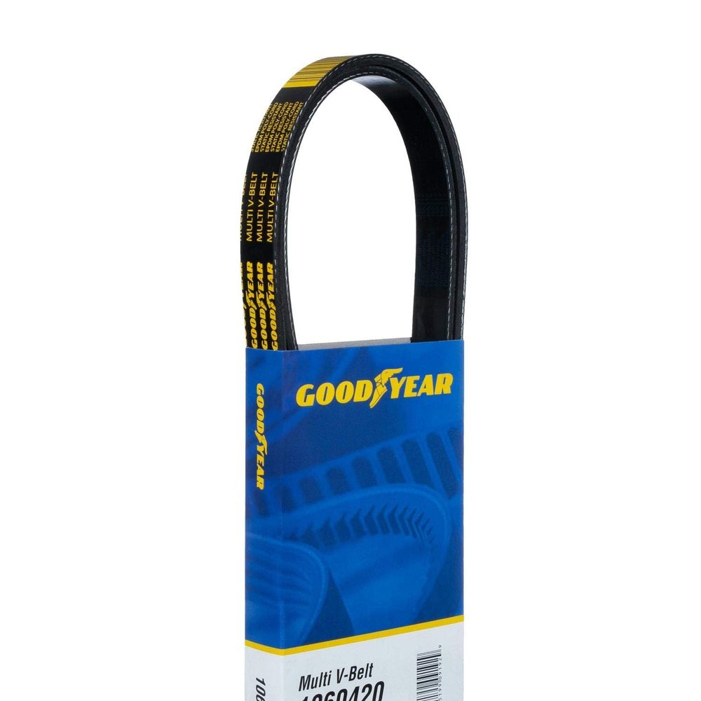 Goodyear Belts 1060380 Serpentine Belt, 6-Rib, 38" Length for 1984-2024 for 1984-1986 Ford
