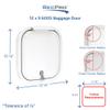 RecPro RV Baggage Door | Rounded Corners | Camper | Compartment Door | Black Fiberglass (12" W x 9" H) | Made in America view 3