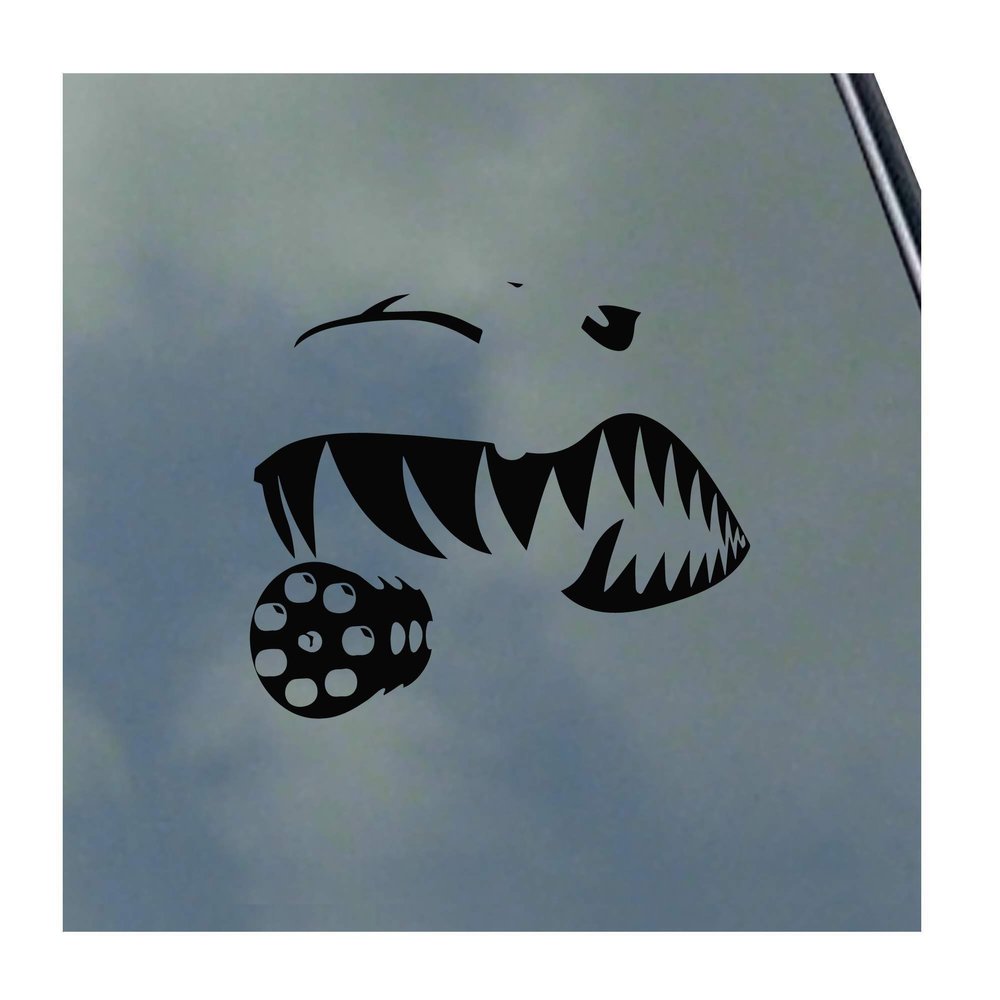 A-10 Thunderbolt II Pilot Shark Face vinyl Sticker Decal Crew Air Force Warbird