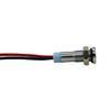 Metal Indicator Light, AC 6V Waterproof Panel Mount Signal Lamp 12mm, Car Boat Pilot Indicators with Wire 15cm 1pcs Blue view 2