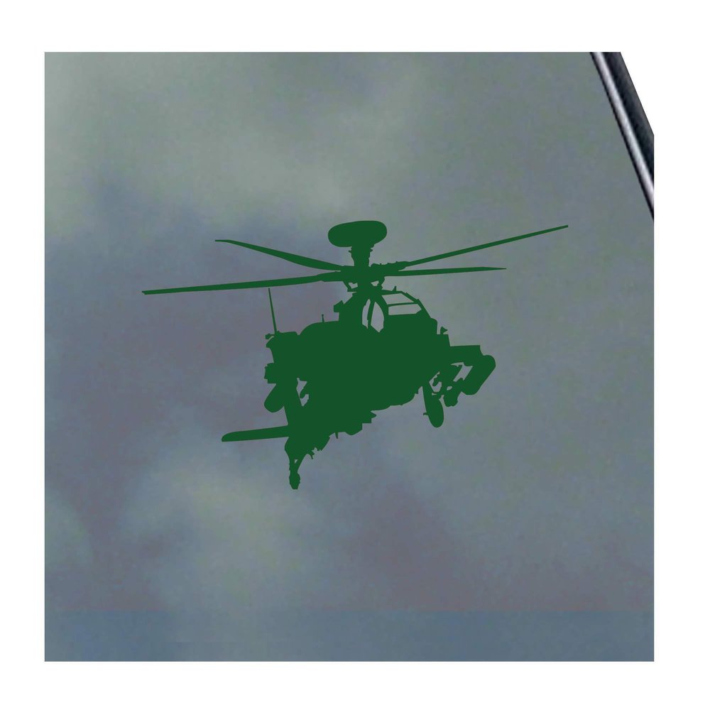 AH-64 Apache Pilot Flight vinyl Sticker Decal Crew Army Longbow Guardian