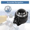 Multi Purpose Sea Marine Bracket Mount Dashboard Ball Voyager Outside Fits Boat Caravan Truck Black view 2