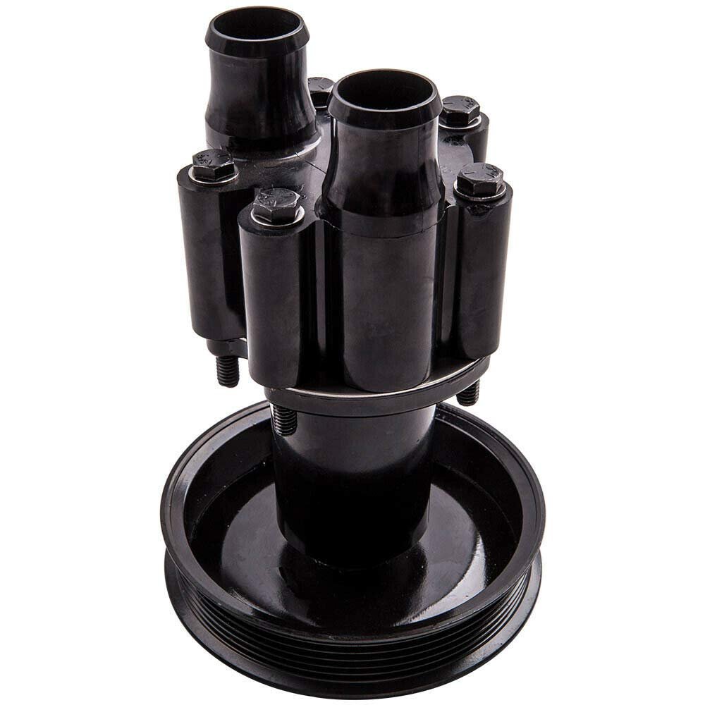 ENGINE COOLING RAW SEA WATER IMPELLER PUMP WITH PRESSED ON PULLEY FOR MERCRUISER 46-807151A 9, 46-807151A9, 46-72774A86, 46-807151A12 46-72774A32 4.3, 5.0, 5.7 4.3L 5.0L 5.7L 350 mpi mag tks