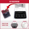 Wheel Accessories Parts 4 Locks + Key M14x1.5 14x1.5 Thread Closed End Bulge 1.90" Long Wheel Lock Black Dual Hex Key 13/16" and 3/4" Hex Fits Chevy Silverado 1500 Ford F150 250 RAM 1500 view 4