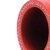 HPS Performance 1" (25mm) Red High Temperature 3-ply Reinforced Silicone Coolant Cap Bypass Heater, 1-5/8" Length, 350F Max. Temp, 4mm Wall Thickness (RSCC-100-RED) view 2