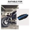 Wakauto 1pc Non- Motorcycle Seat Cover Cross-Country Cushion Protector for Stylish Stripe Design Fit for Motorbikes view 3