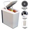 Koolatron 12V Iceless Cooler & Warmer Portable 18 qt Electric Cooler/Nevera Porttil Elctrica for Car Truck Camper Boat Hard Sided Mini Fridge for Camping Picnic Travel Lunch Food Drinks Office view 2