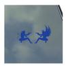 Angel and Devil Girls with Guns Vinyl Sticker Decal Got Military Service Veteran USA view 1