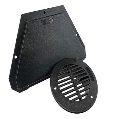 C2W Black RV, ATV, Cycle, Truck, Cargo and Work Trailer Side Air Vents, Replacement Part