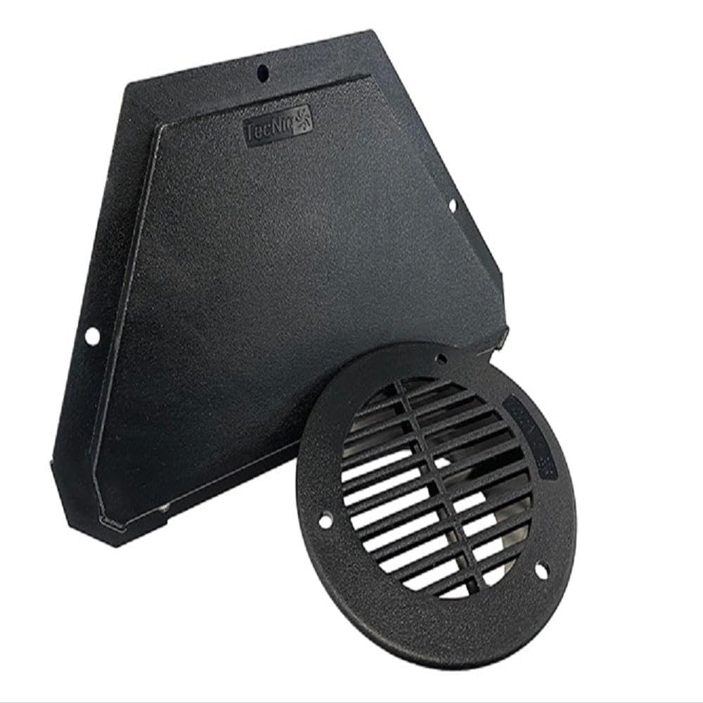 C2W Black RV, ATV, Cycle, Truck, Cargo and Work Trailer Side Air Vents, Replacement Part